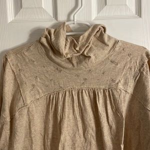 Altar’d State floral embroidered turtle neck